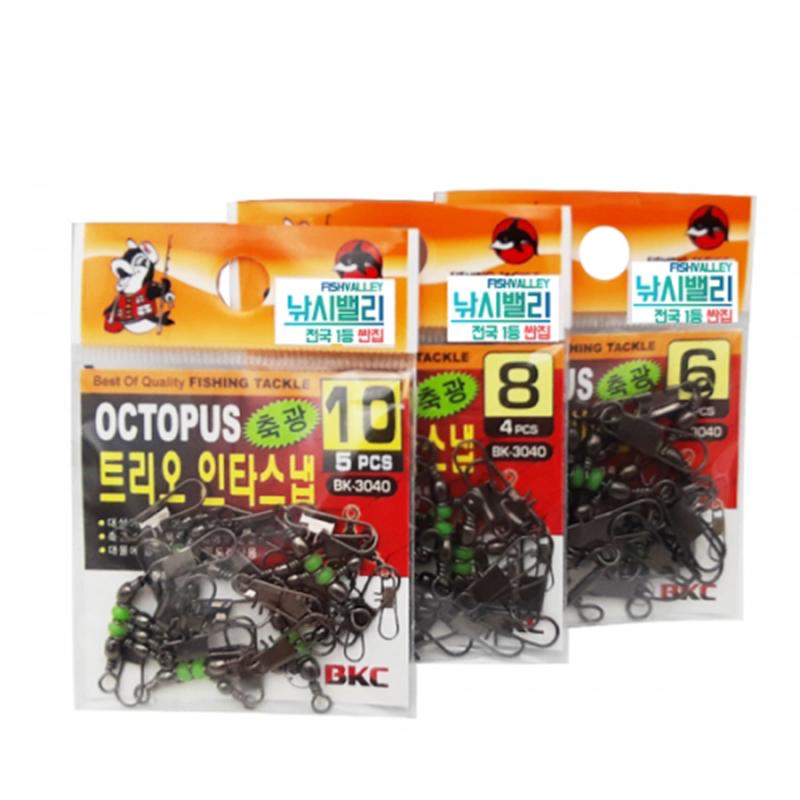 BKC 백경 옥토퍼스 트리오 인타스냅 BK-3040 문어 쭈꾸미 낚시용품