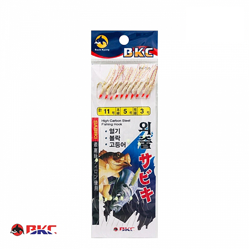 BKC 어피외줄낚시카드 선상 열기 볼락 고등어 BK-320